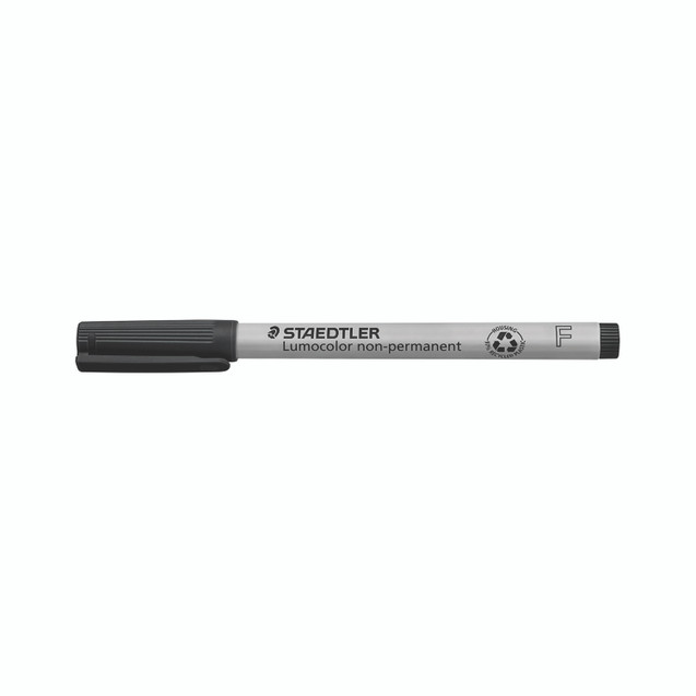 Lumocolor Pen Fine Non-Perm BLK PK10