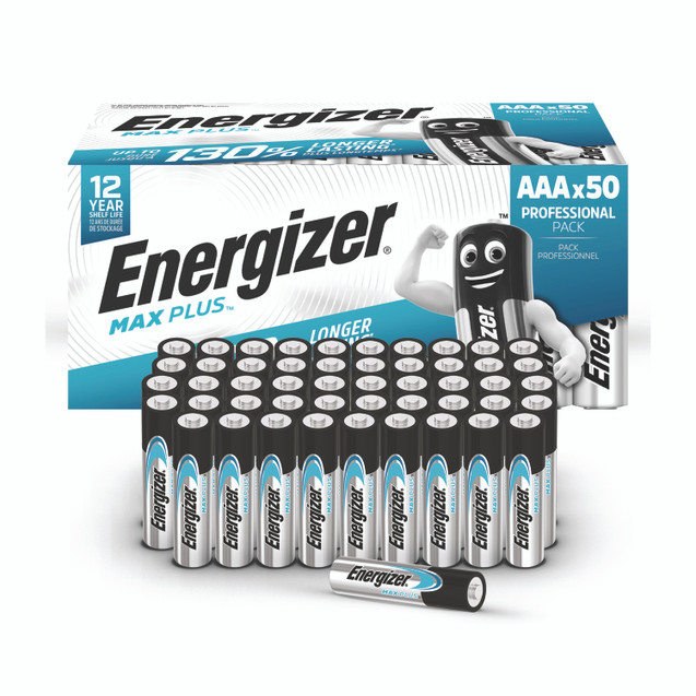 Energizer Max Plus Aaa Battery PK50
