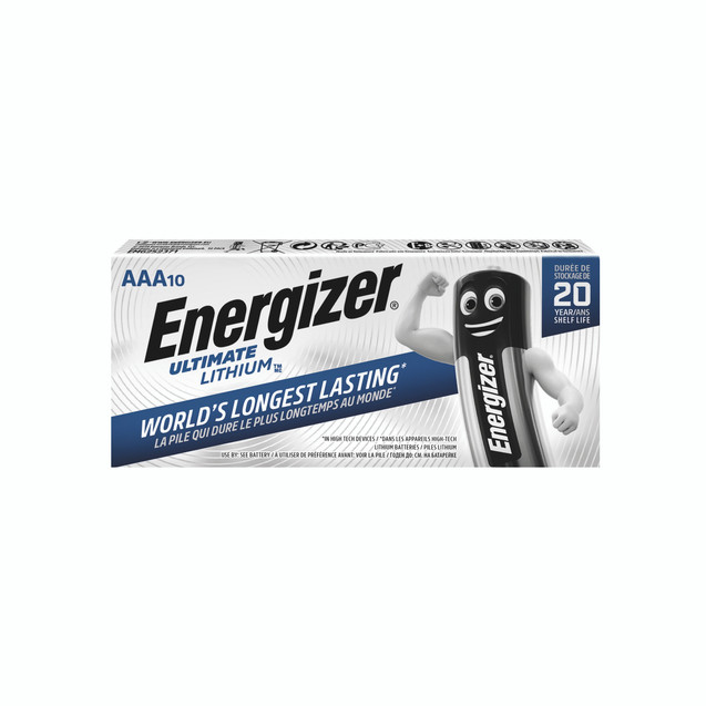 Energize Ultimate Batteries Aaa PK10