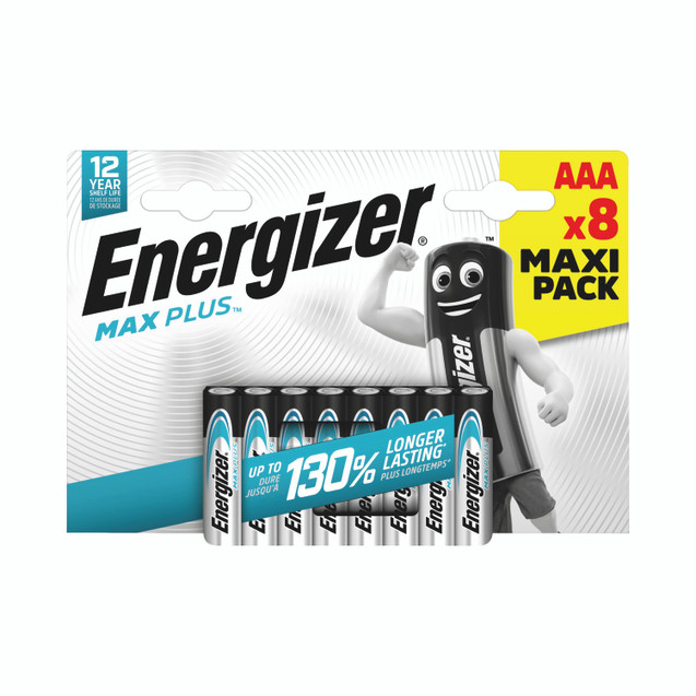 Energizer Max Plus Aaa Battery PK8