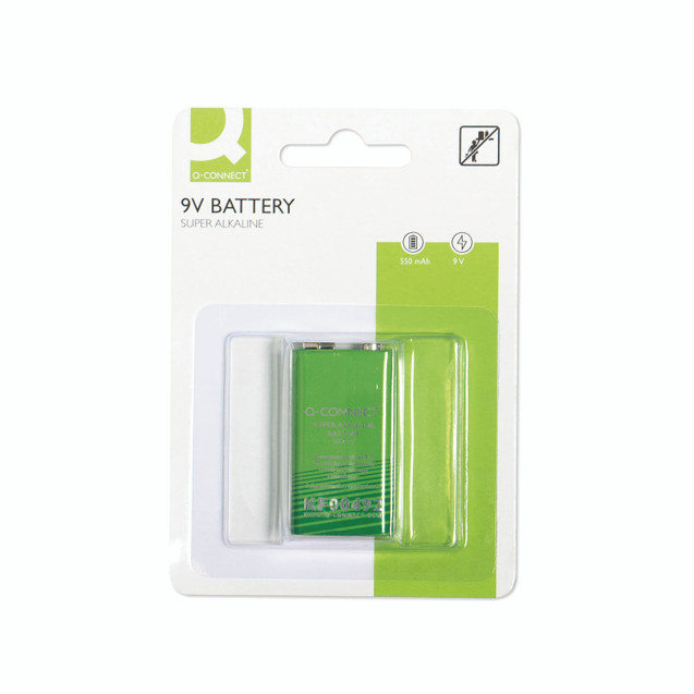 Q-Connect 9V Alkaline Battery