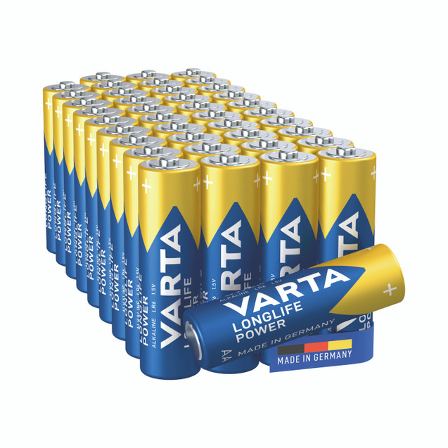 Varta Longlife Pwr Aa Battery PK40