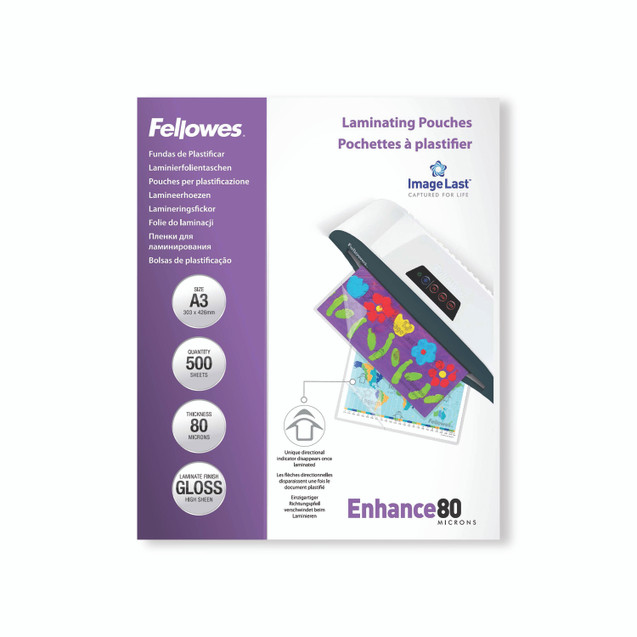 Fellowes Lam Pouch 160MIC A3 PK500