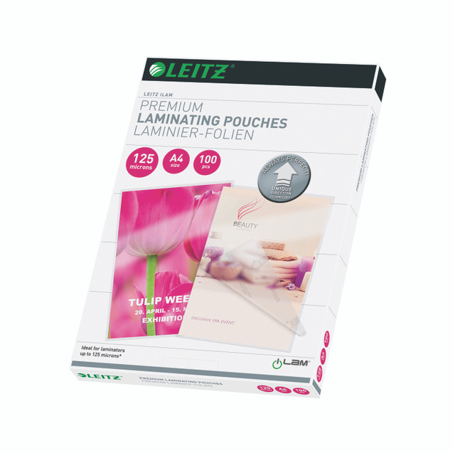 Leitz Ilam Pouch Udt A4 125MIC PK100
