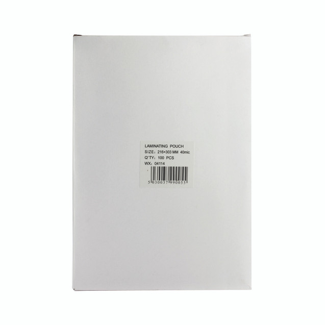 A4 Lwt Laminating Pouch 80M PK100