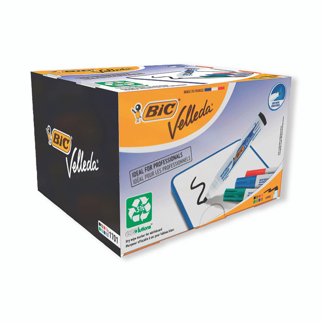 Bic Velleda 1701 Markers AST PK48