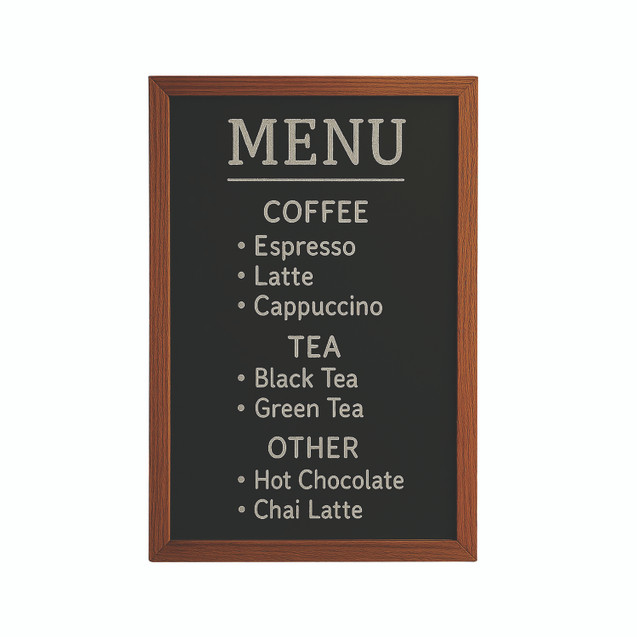Wall Mount Chalkboard 400X600MM Tea