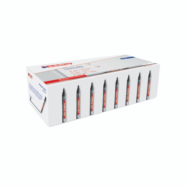 Edding 361 Drywipe Marker BLK PK200