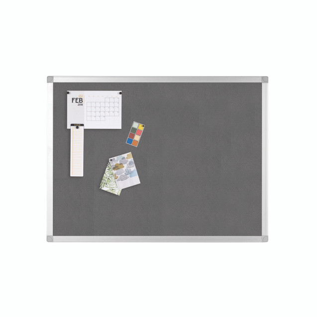 Q-Connect Noticeboard 1200X900 GREY