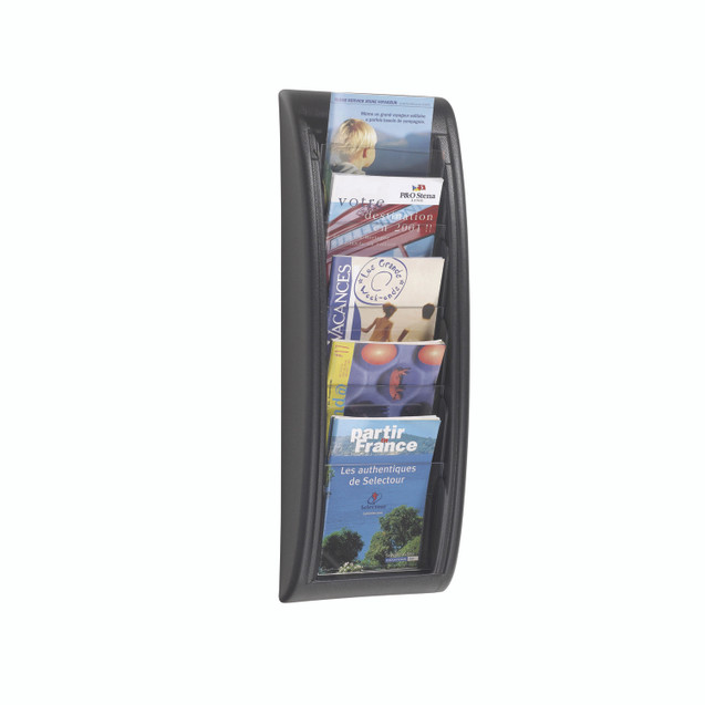 Paperflow QK Wall Disp System A5 BLK