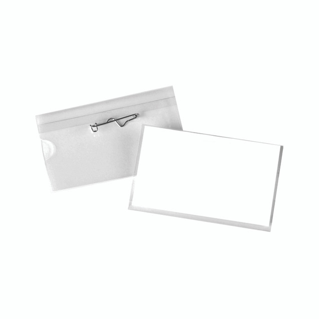 Announce Pin Name Badge 54X90MM PK50
