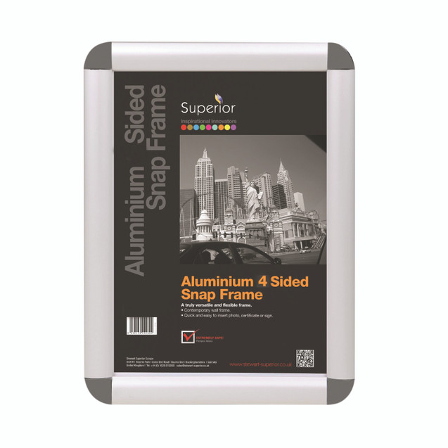 Stewart Superior Snap Frame A4 GRY