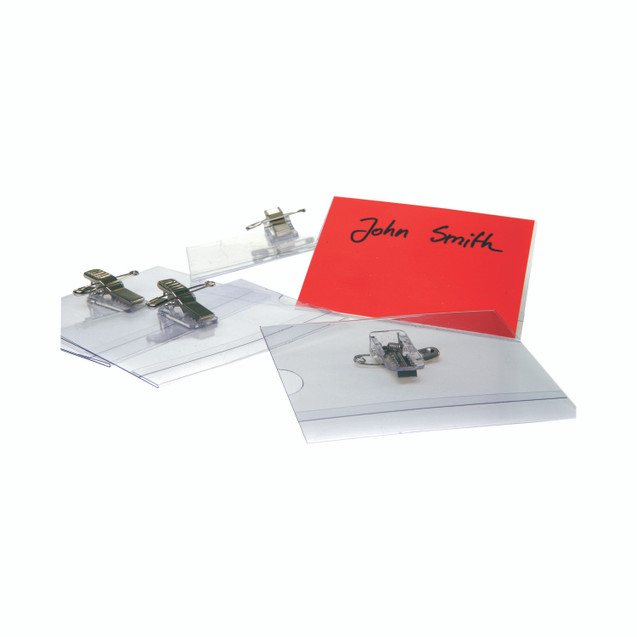 Combi Clip Name Badge 54X90MM PK50
