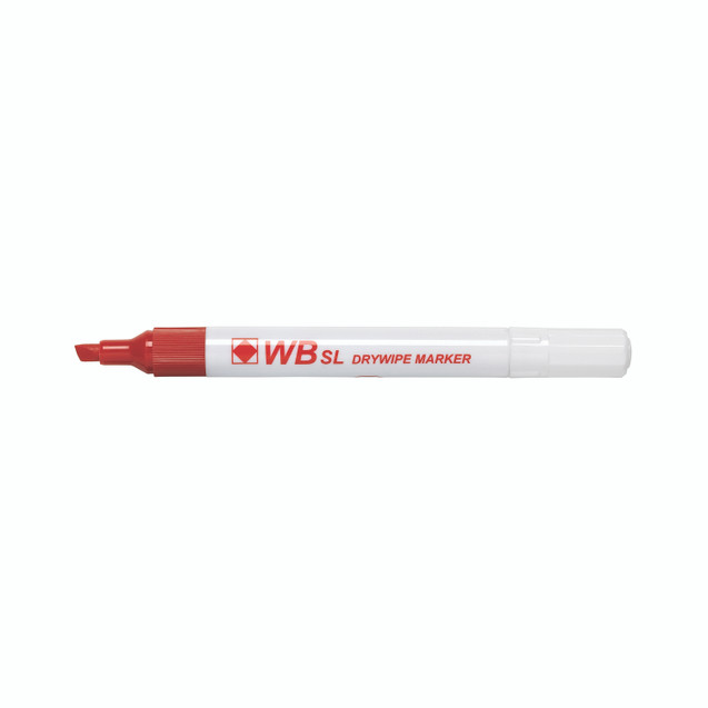 Red Whiteboard Markers Chisel PK10