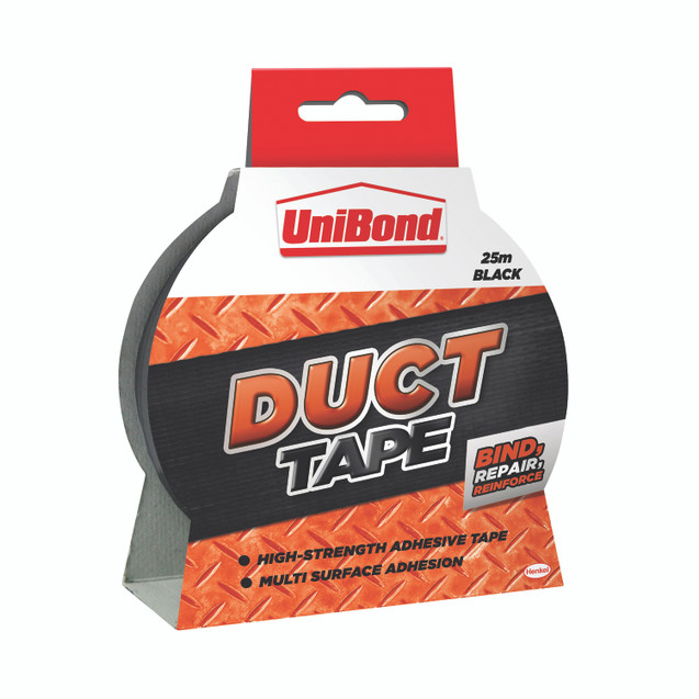 Unibond 50MMX25M Black Duct Tape