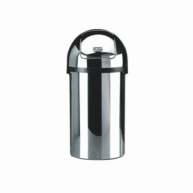 Chrome 50 Litre Push Bin 311733