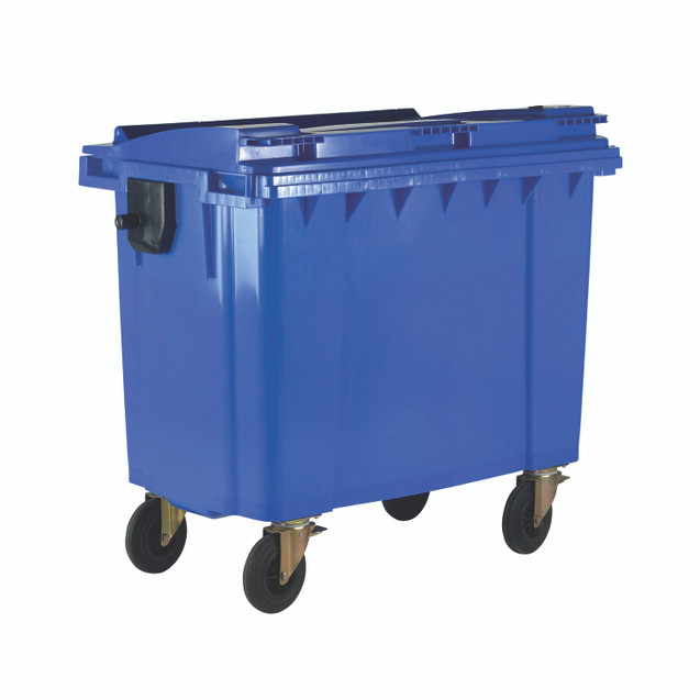 1100L Blue Wheeled Bin / Lid 377394