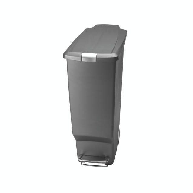 Slim GREY Pedal Bin 40L 382650