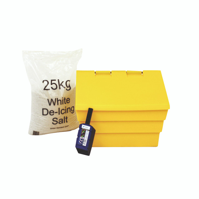50 Litre Grit Bin 25KG Salt Kit