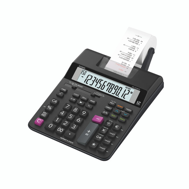 Casio HR-200RCE Print Calc Dtop BLK