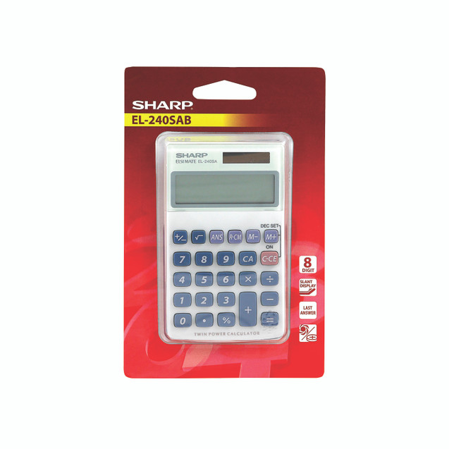 Sharp EL240L Handheld Calulator
