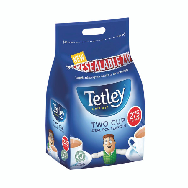 Tetley Two Cup Tea Bags PK275
