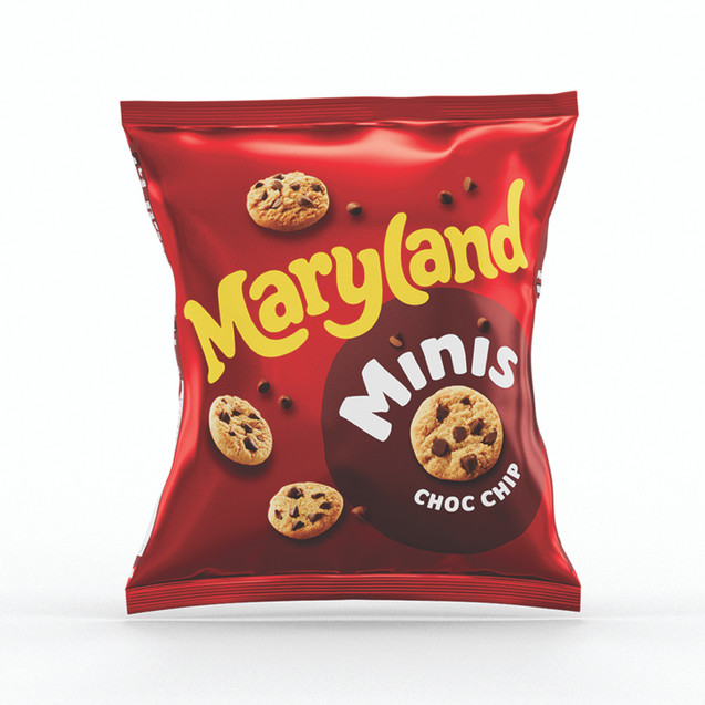 Mini Choc Chip Cookies BAG 40G PK48