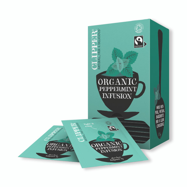 Clipper Ft Organic Pep Tea BAG PK25