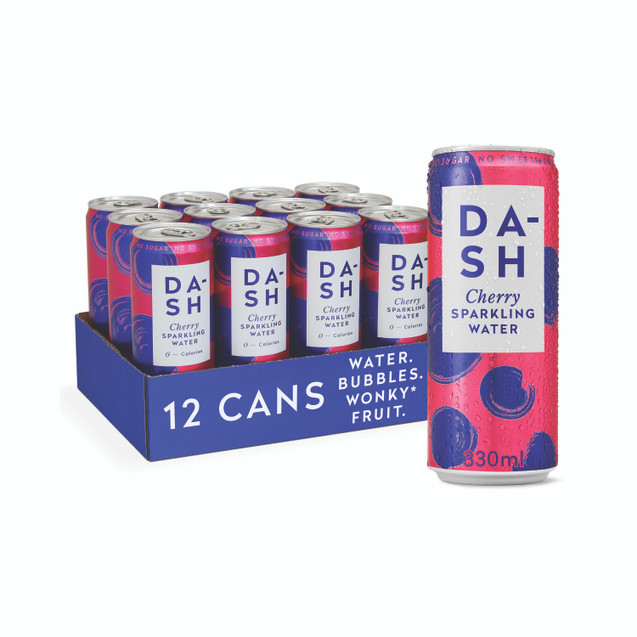 Dash Spkg Water Cherry 330ML PK12