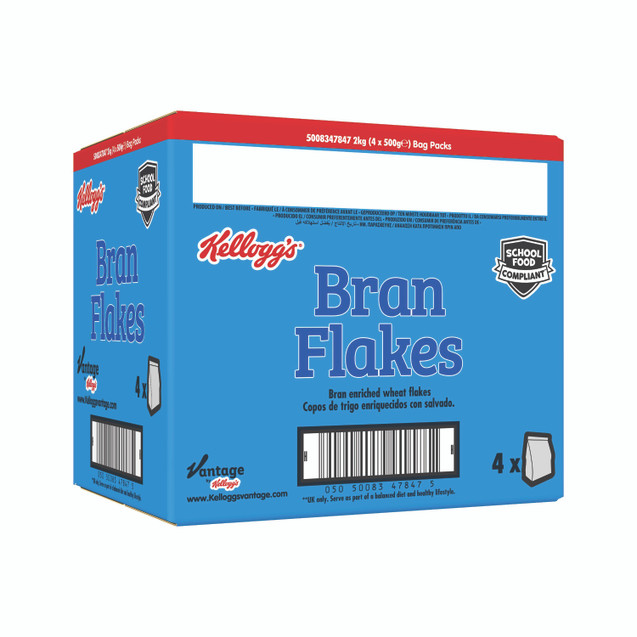 Kelloggs Bran Flakes BAG 500G PK4