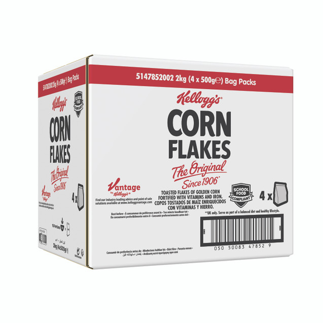 Kelloggs Cornflakes BAG 500G PK4
