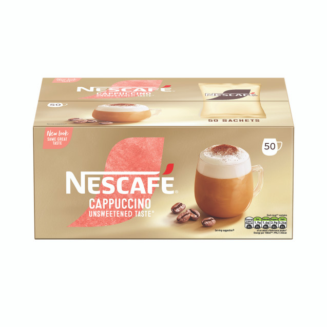 Nescafe Cappuccino Unsweet Sach PK50