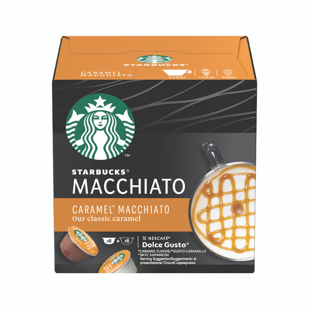 Nescafe Dg S/Bucks Caramel Macc PK36