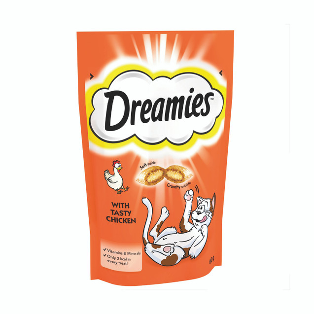 Cat Treats Chicken 60G Pouch PK8