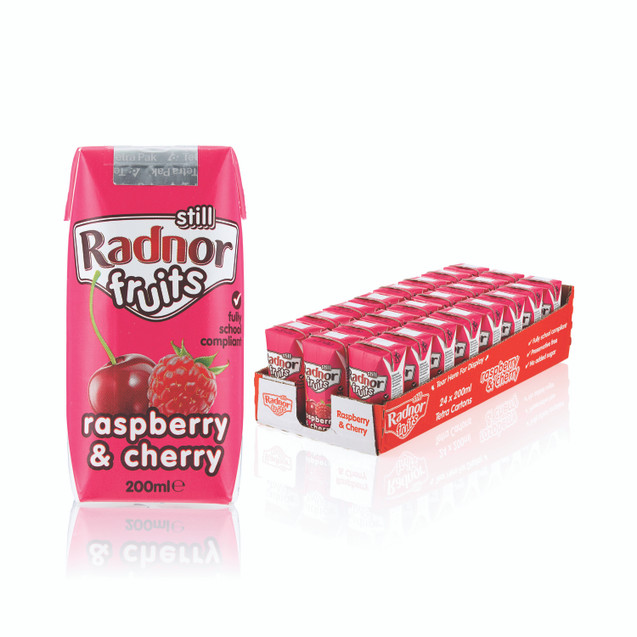 Radnor Raspberry + Cherry 200ML PK24
