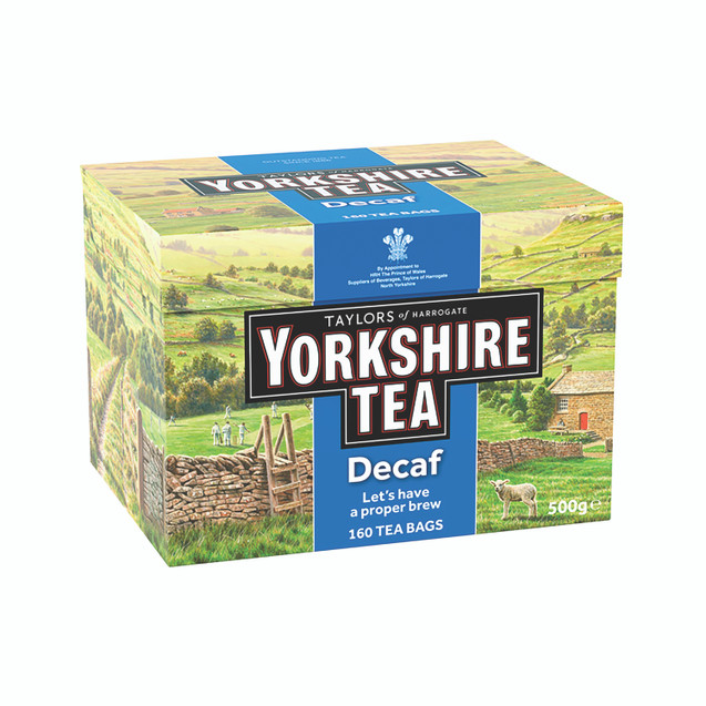 Yorkshire Tea Bags 160 Decaff
