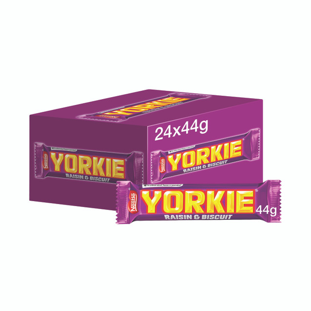 Nestle Yorkie Raisin/Bisc 44G PK24