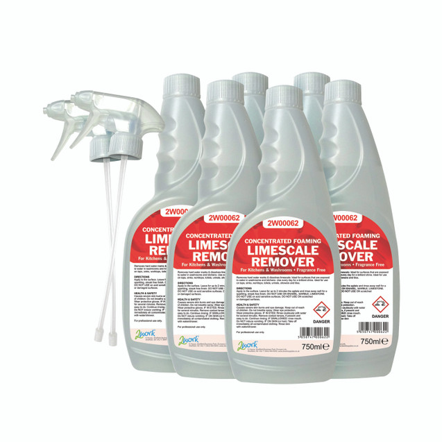 2Work Limescale Remover 750ML PK6