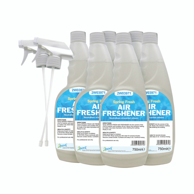 2Work Spring Air Freshener 750ML PK6