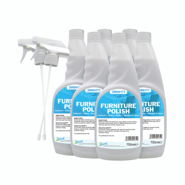 2Work Furniture Polish 750ML PK6