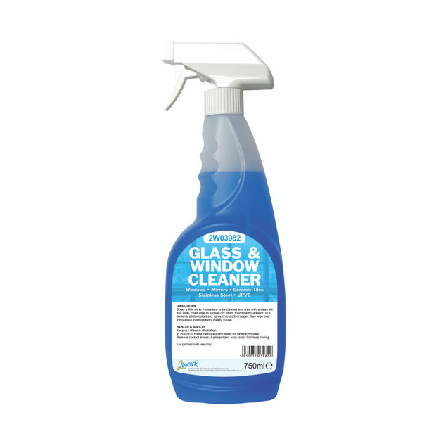 2Work Glass/Wind Cleaner Spray 750ML