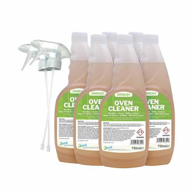 2Work Oven Cleaner 750ML PK6