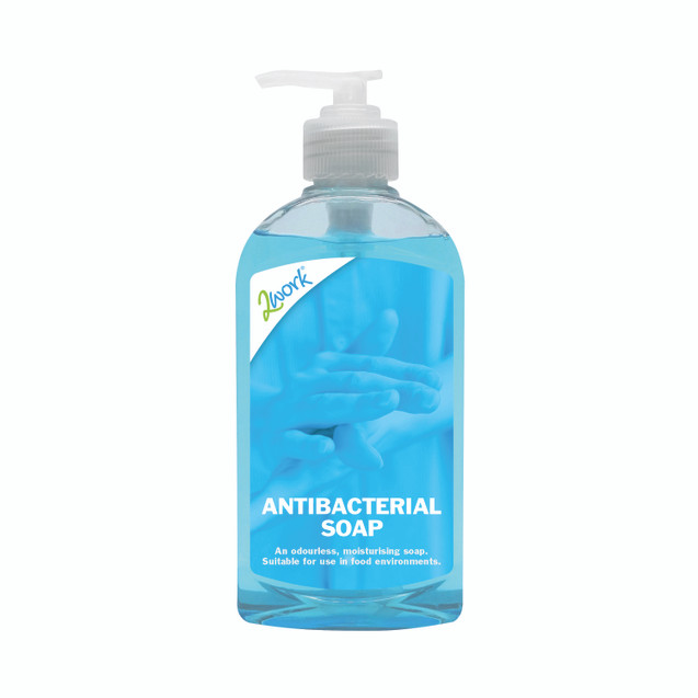 2Work Antibacterial Soap 300ML PK6