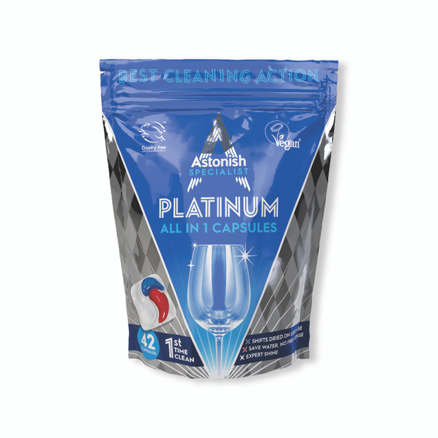Astonish Plat Aio Dish Caps X42 PK8