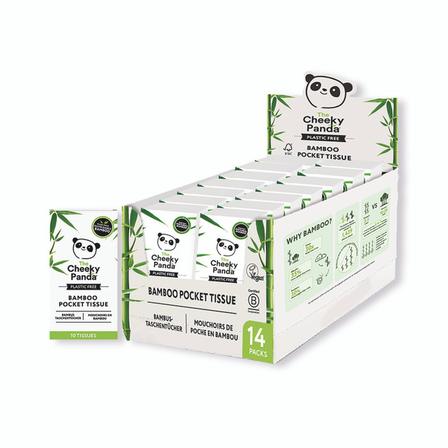 Cheeky Panda Pf Pckt Tissue X10 PK14