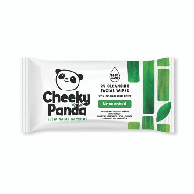 Cheeky Panda Face Wipes X25 Unsc PK6