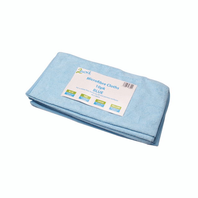 2Work Micro Clth Blue 400X400MM PK10