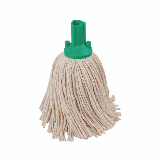 Rscott Sockt Mop Head 200G GRN PK10