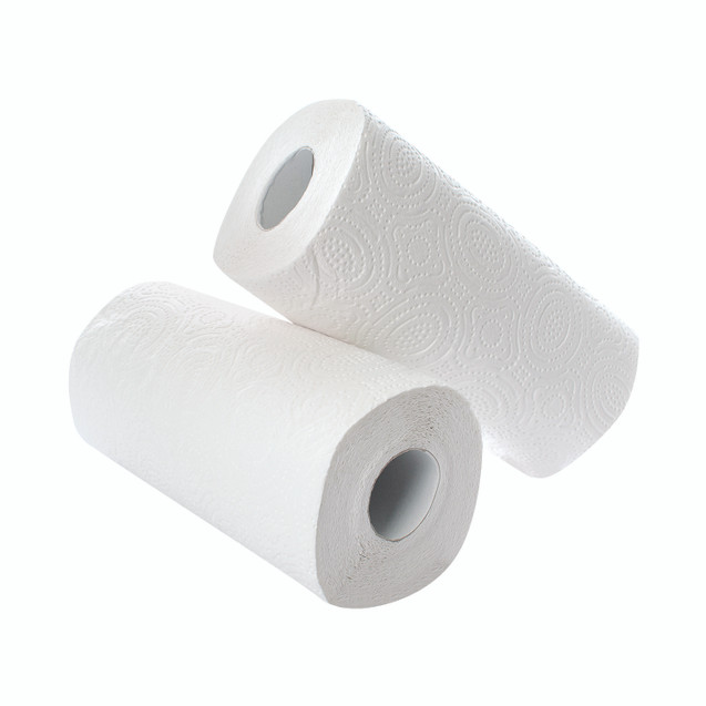 2Work Kitchen Roll White 12X2 PK24