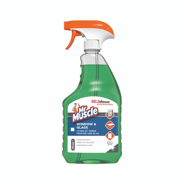 Mr Muscle Windowglss Clnr 750ML PK6